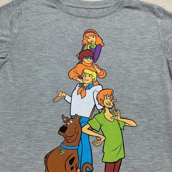 Scooby Doo Short Sleeve Gray Graphic T-shirt size M - Picture 3 of 8